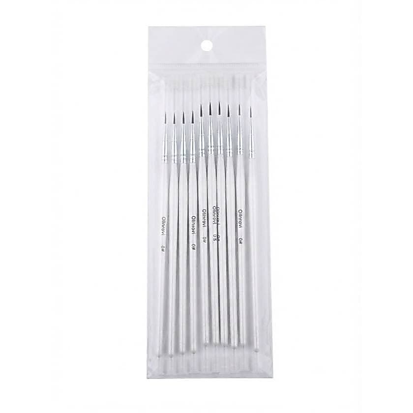 Kit 12 Pincéis Ponta Fina Nailart/desenho Em Unhas Arte/pincel