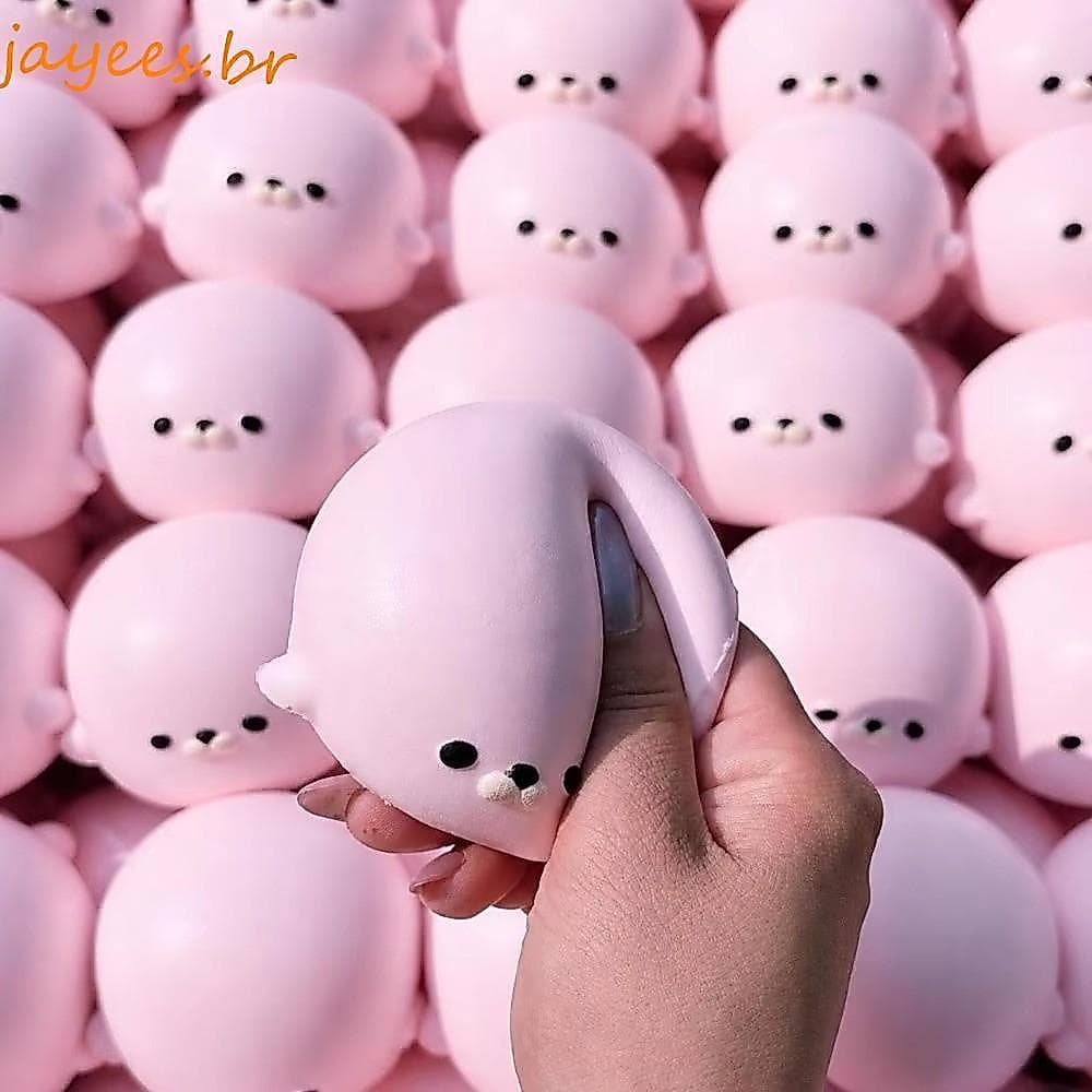JAYEES Seal Squeeze Toys , Textura Macia Slow Rising Squishy Toy , Simulação Animal Fidget