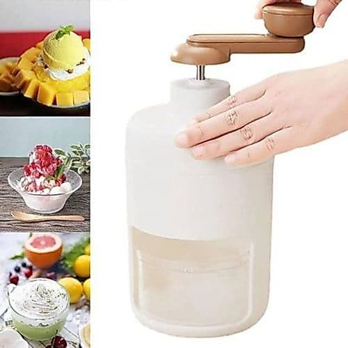 Triturador Manual Gelo Portatil Raspador Drinks Bebidas Copos Bar Festa