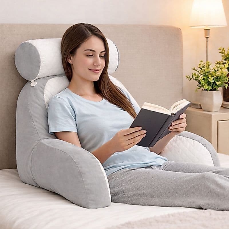 Travesseiro Descanso Encosto Para Leitura Home Office