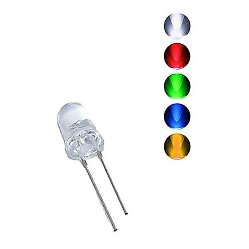 Kit Led Alto Brilho 5mm 100 Und Cores Variadas