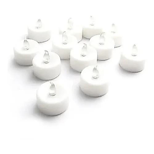 Kit Velas Eletrônicas - Vela De Led Amarela Baterias Inclusas