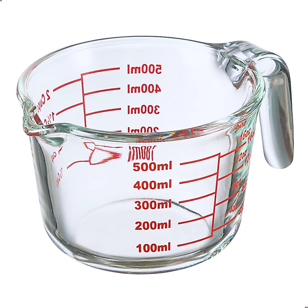 Jarra Medidora Vidro Temperado 500ml Transparente Original