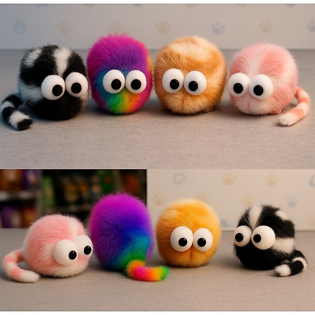 Brinquedo de Pelúcia para Gatos Bichinhos Fofinhos Colecionáveis
