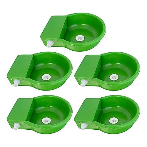 5 Bebedouro Automático Com Boia 4lt Para Bezerros Potros Cabras Ovelhas