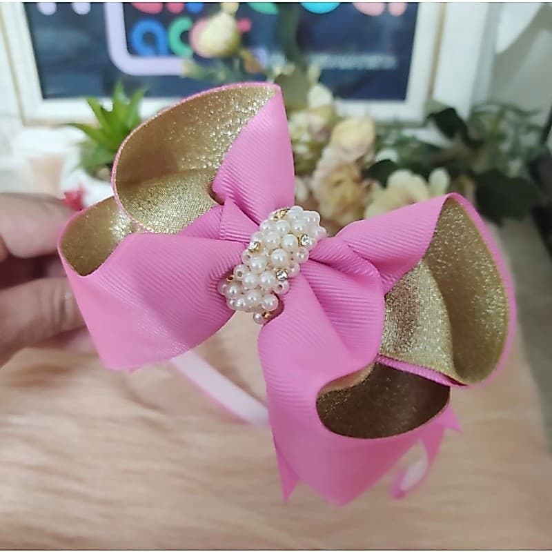 Tiara Infantil no Laço Boutique aberto/ Ou Bico de Pato