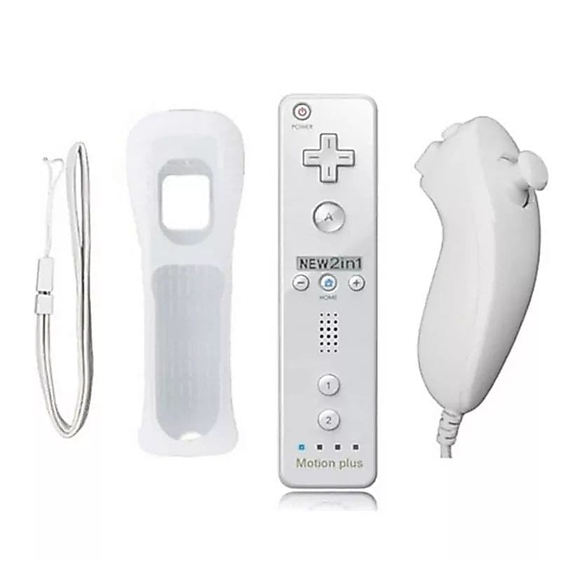 wii remote+motion plus+capa silicone+alça
