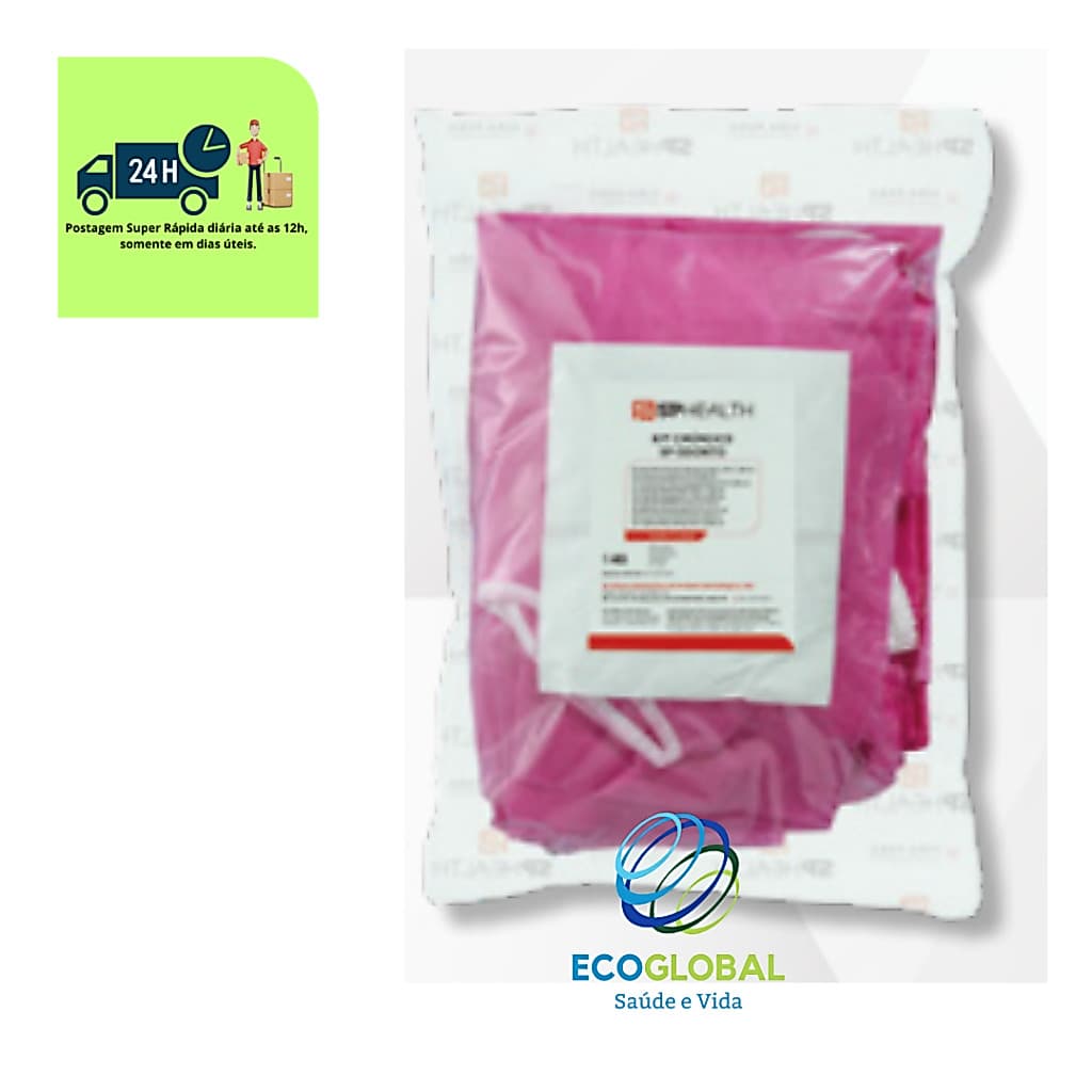 Kit Paramentação Descartável Odontológico 40g Branco – 15 Itens Profissional