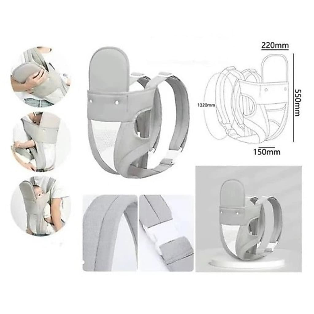 Canguru Carregador de Bebê Ergonômico 0-20Kg 36 meses Leo Store BR