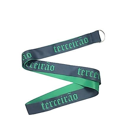 Tirante Terceirão fundo preto escrita gotica verde e verso verde - Sem Mínimo (TPTERC-109 )