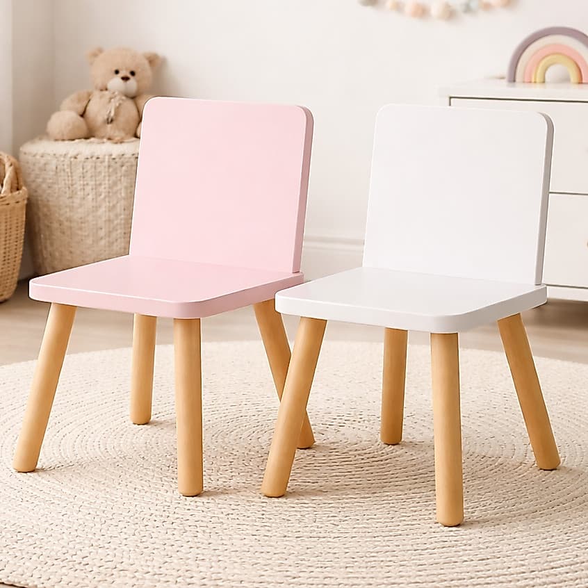 Cadeira Infantil Cadeirinha Criança Madeira MDF Escolar Pintura Atóxica Resistente Ecológica