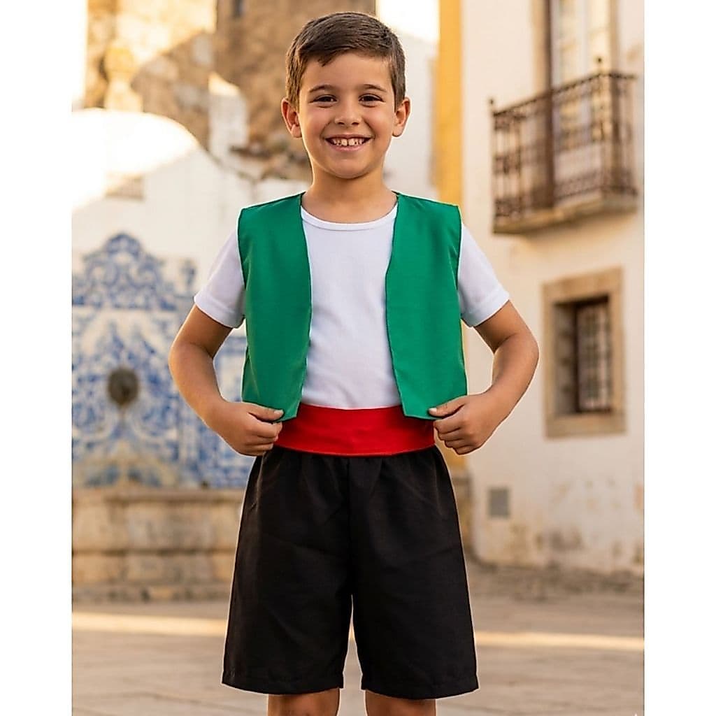 Fantasia Português Infantil Masculino
