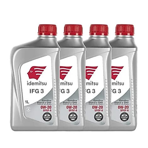 Kit 4 Óleo De Motor Idemitsu Ifg 3 0w20 Sintético Recomendado HONDA Api Sp