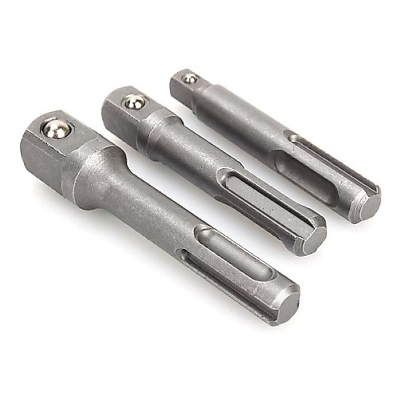 3pc Sds Plus Adaptador De Soquete De Aço