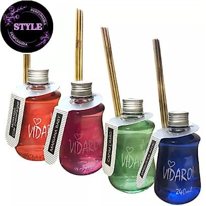 Kit 4 Difusores Aromatizadores de Ambiente Vidaromas 24 aromas. NOS CONTATAR VIA CHAT antes de efetuar o pedido