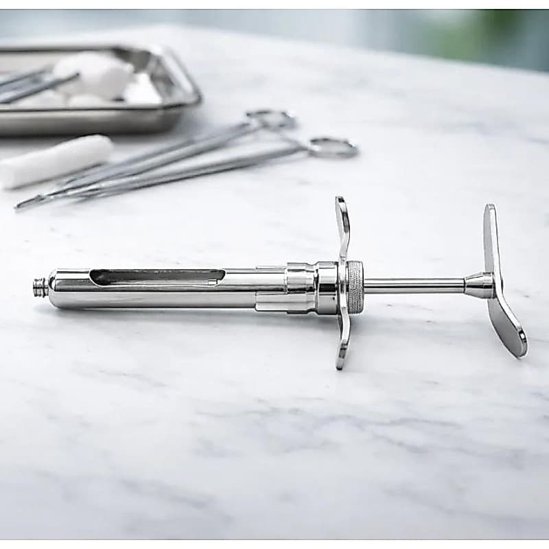 Seringa Carpule Metal Com Refluxo Automático Prata Menor Valor