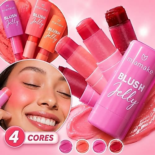 Mia Make Blush Jelly 4 Tons Diferentes 8g cada