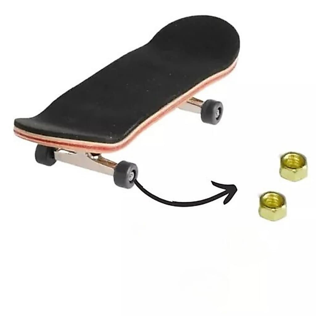 2 Porca para skate de dedo tech deck figerboard