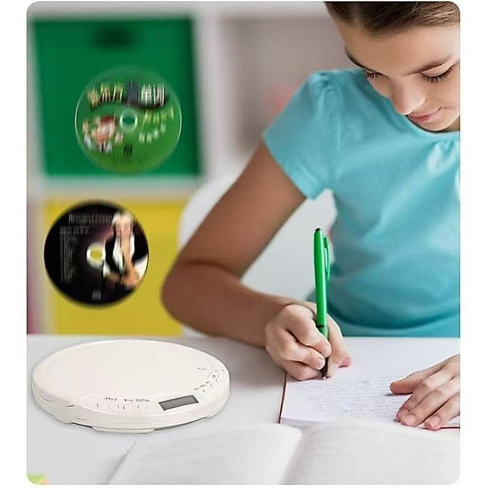 Leitor De CD Portátil  , Reprodutor Bluetooth Com Porta USB De Som De Alta Qualidade De Música Tela LCD