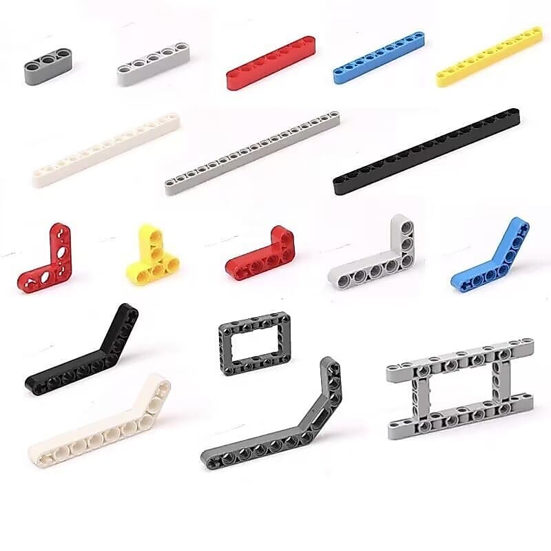 Moc Conjunto de Pequenas Partículas Blocos Mecânicos de Construção 9686 Tecnologia EV3 Conexão de Furo de Peças de Reposição Haste Furo Grosso Ar