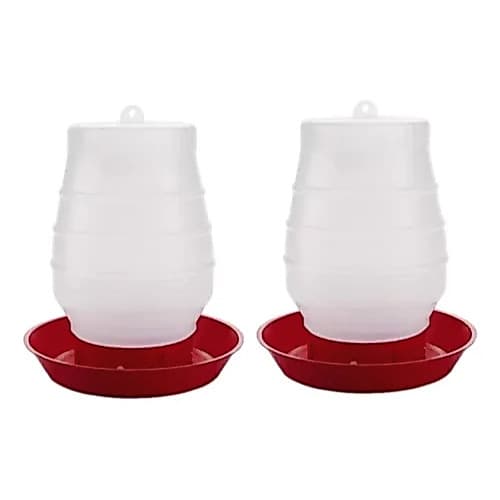 KIT 2 UN BEBEDOURO 2 LITROS GALINHA E AVES
