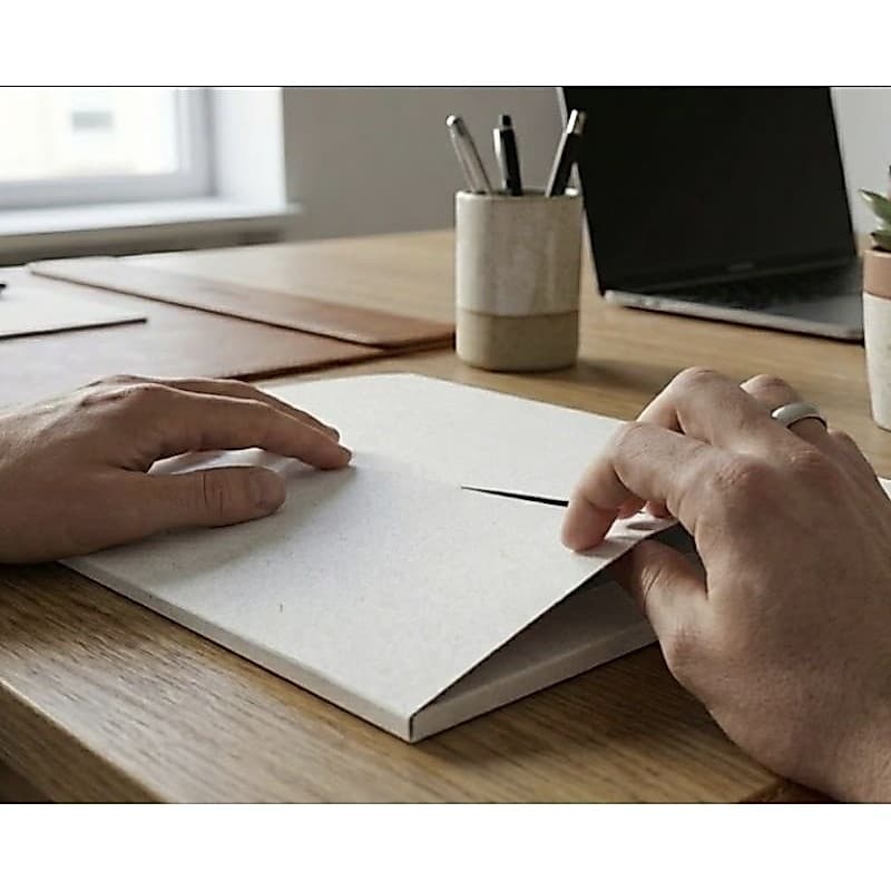 Pasta A4 branco papel envelope caixa para papel de arroz  topper para bolo envio  ou documentos placas
