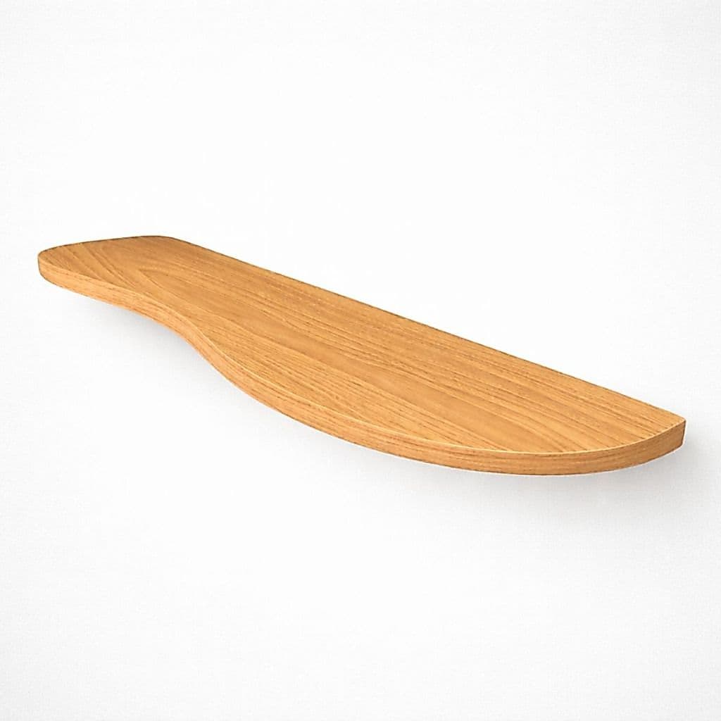 Prateleira Orgânica Parede 20x100 Louro Freijó MDF Decorativa
