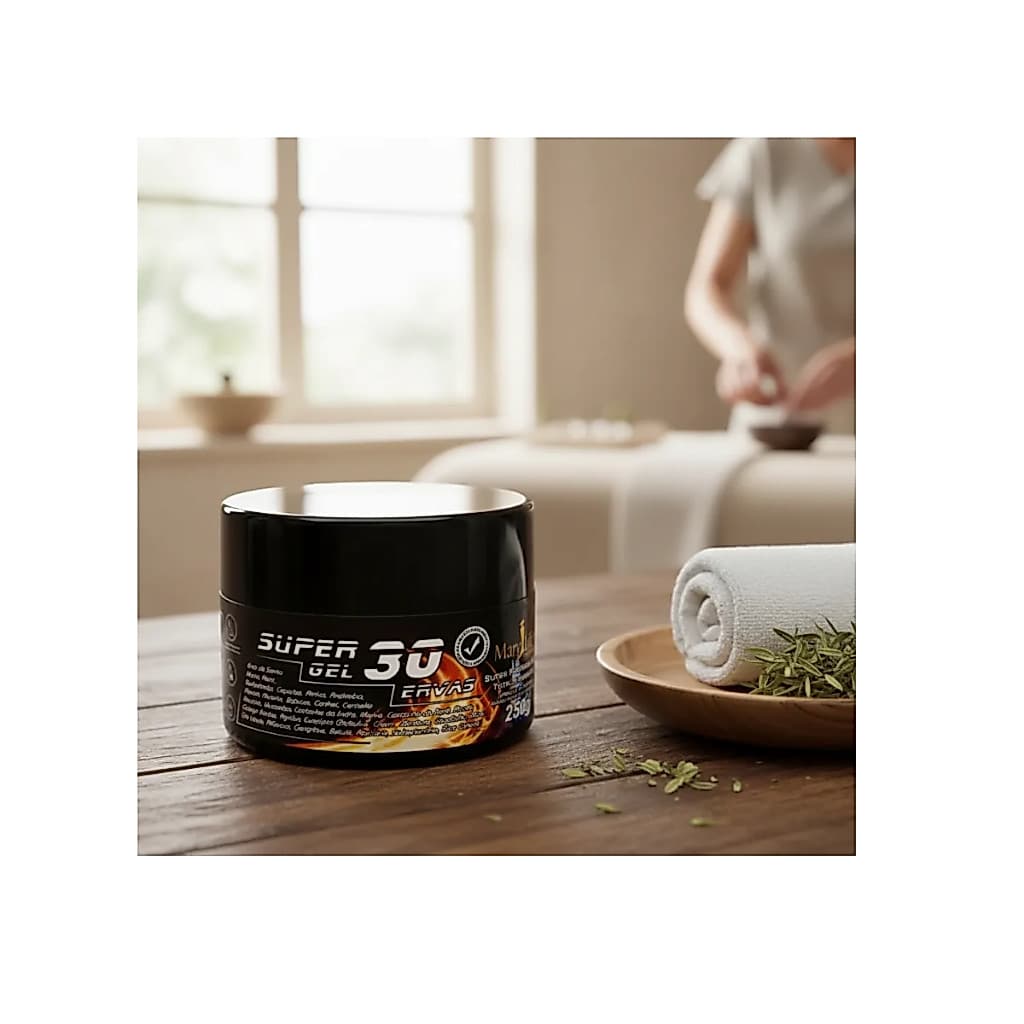 Gel Super 30 Ervas Para Corpo Massageador Mary Life