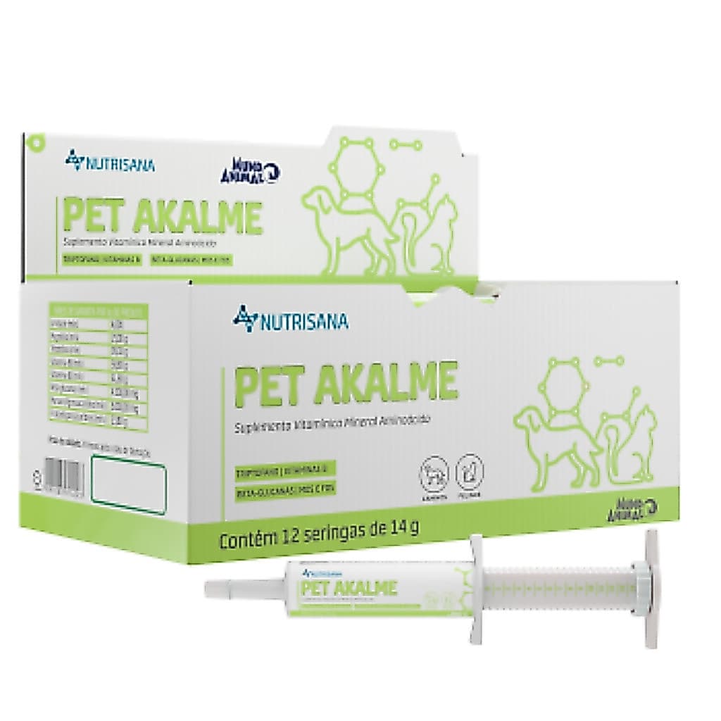 Suplemento Vitamínico Nutrisana Pet Akalme Cães E Gatos 14g