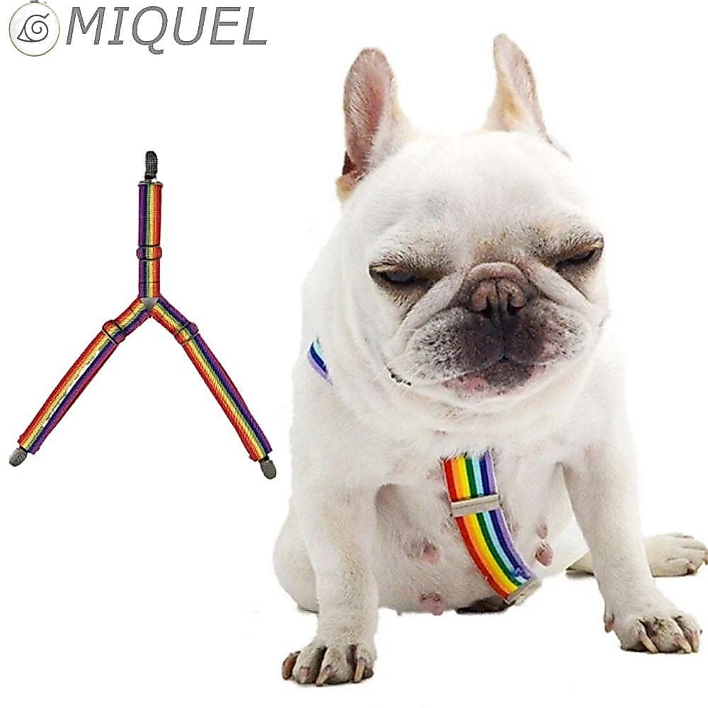 Calças Antiqueda para Cães MIQUEL com Alças, Calças Fisiológicas Elásticas de Poliéster para Animais de Estimação Y4KA
