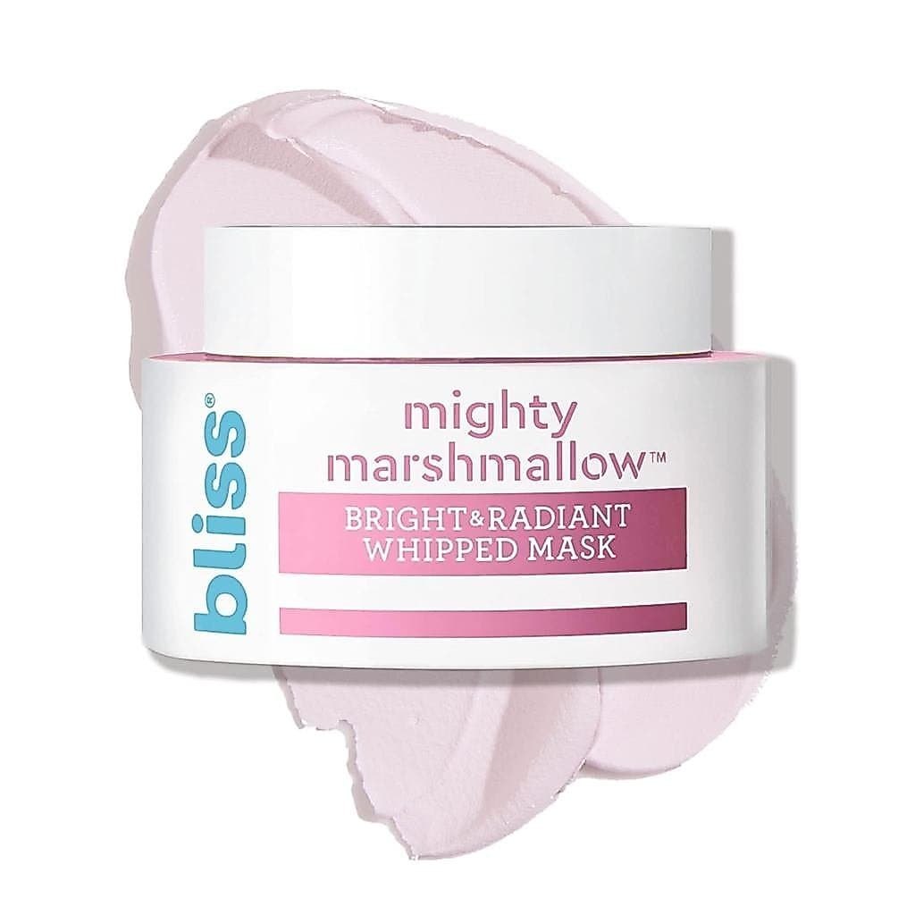 BlissMightyMarshmallow+VitaminCWhippedMask - Ilumina e Hidrata com Raiz de Marshmallow, Mistura Potente de Vitamina C, Z