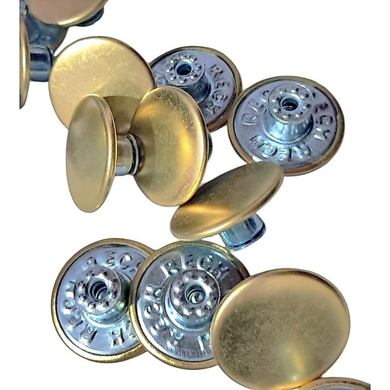 Botões Frexivel 20mm Ouro Velho ou Dourado
