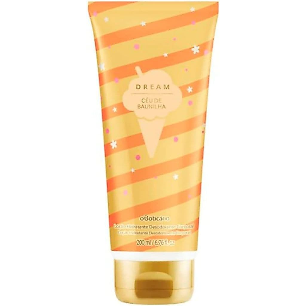 Loção Hidratante Desodorante Corporal Dream Céu de Baunilha 200ml o Boticário VAL - 07/2028