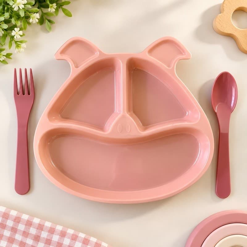 Kit Prato Infantil Para Bebê Refeição Alimentação Introdução