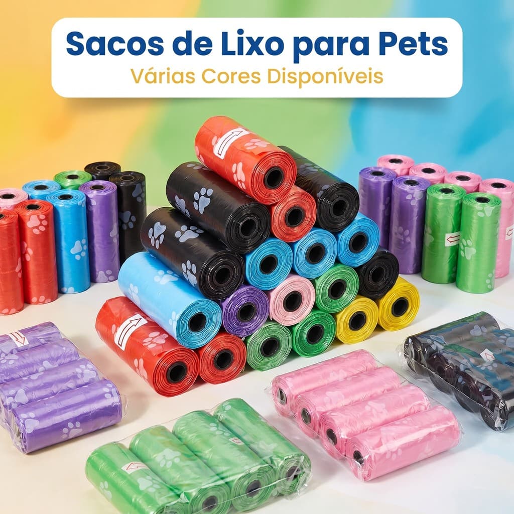Sacos de lixo pet para passeios no parque e viagens