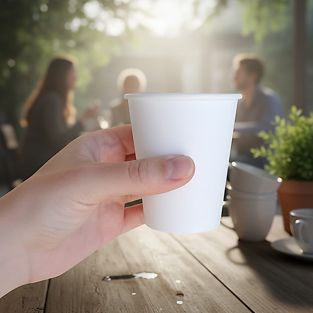 Copo De Papel Biodegradável Térmico 300ml 50 Unidades Copos Descartáveis Ecológicos Para Café Suco Festa Goldgreen
