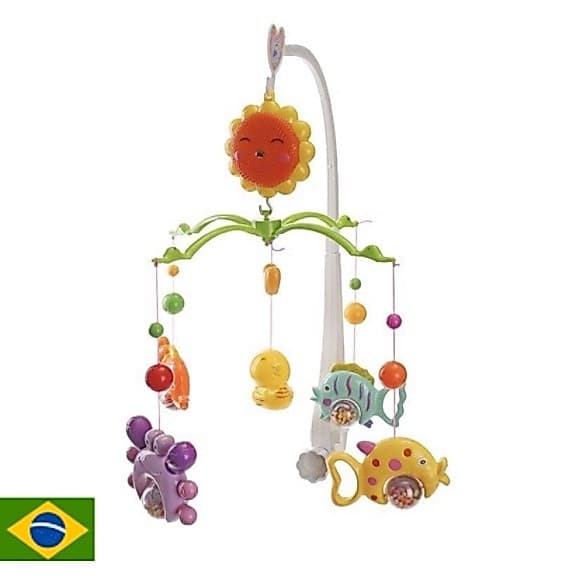 Móbile Musical Giratório Brinquedo para berço Bebê