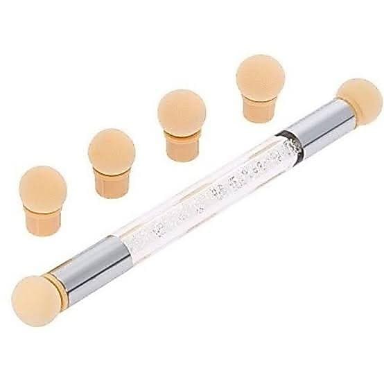 Kit Pincel Art Tool Esfumar Unhas Degrade Nail Baby Boomer