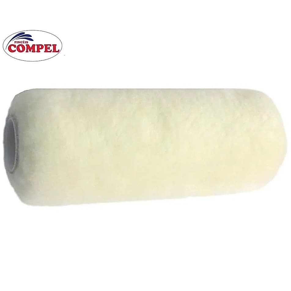 Rolo De Lã Carneiro 23cm S/ Suporte Para Pintura Parede 1223 Compel