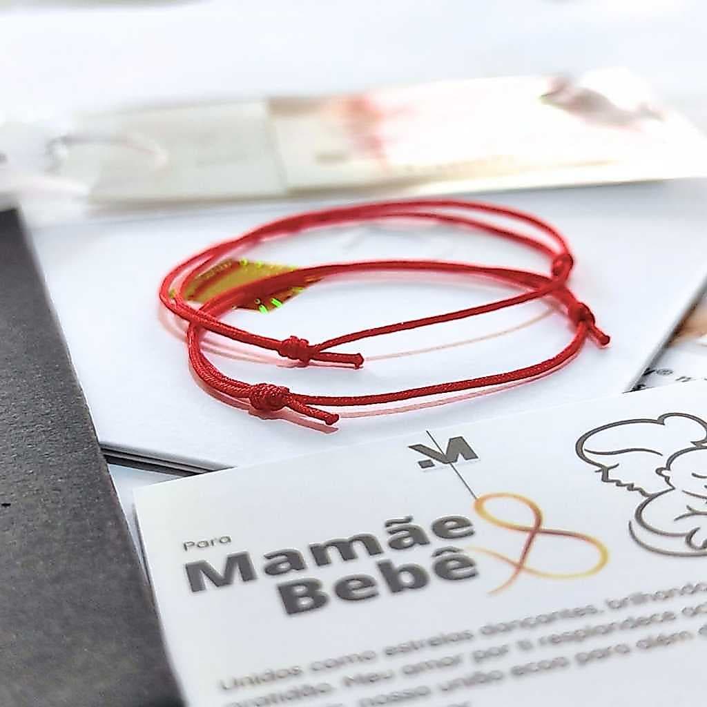 Pulseira Vermelha Proteção Inveja Kabbalah Ajustável Unissex peças Akai Ito Sorte Prosperidade