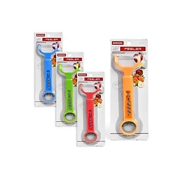Descascador + Saca Rolhas + Abridor - Kit 3 em 1 Multifunção (2264)