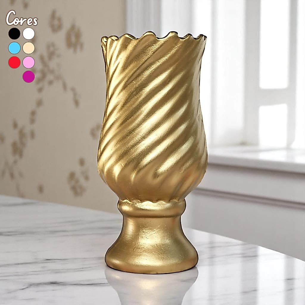 Vaso Pingente Grande Unitário Cerâmica Decoração Festa Aniversário Casamento Chá Revelação 26,5x12