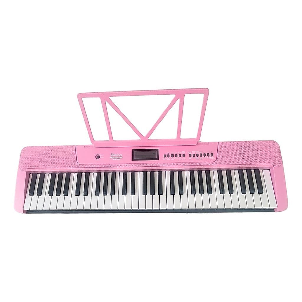 Teclado Musical 61 Teclas Waldman Waldkey WTS-300 Pink