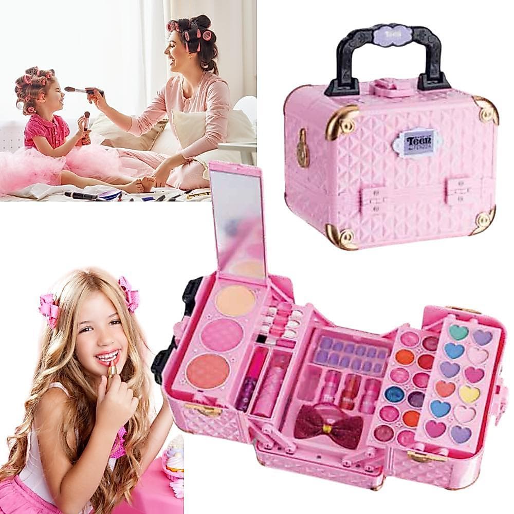 Maleta De Maquiagem Infantil - Kit Maquiagem Infantil Lindo