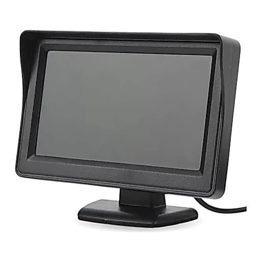 Tela Monitor Automotivo 4.3"  Para Camera de Ré Lcd Colorodo 12v Universal