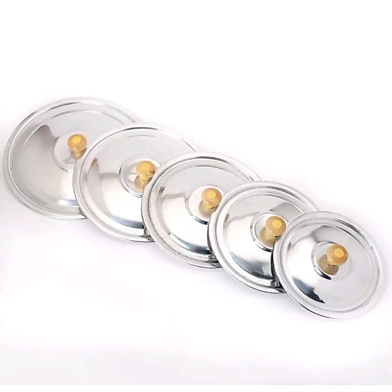 conjunto de tampas polídas 5 peças numeração 16/24