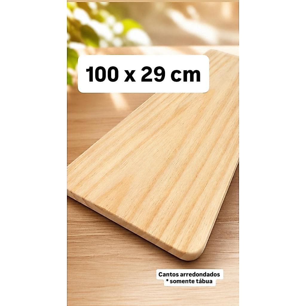 Prateleira de madeira, pinus, tábua, prancha, 100cm x 29cm