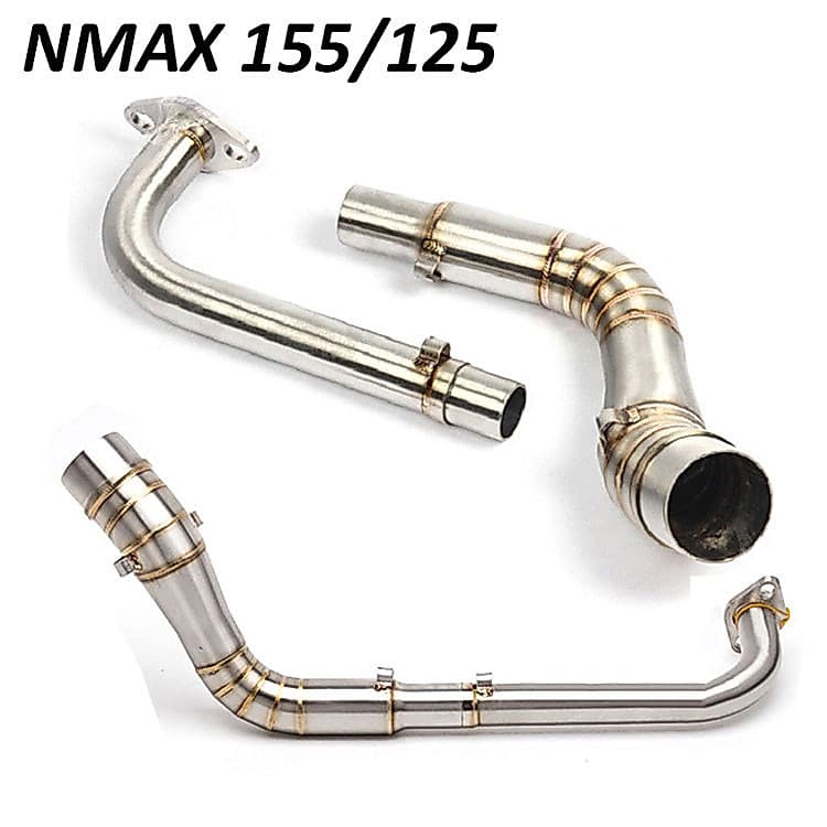Tubo De Ligação Frontal De Escapamento De Motocicleta Para Cotovelo Nmax 155 125