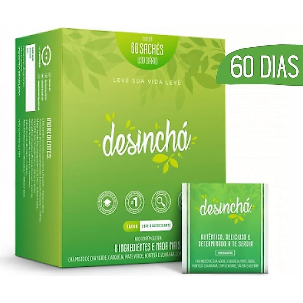 Desinchá Dia 60 Sachês 100% Original