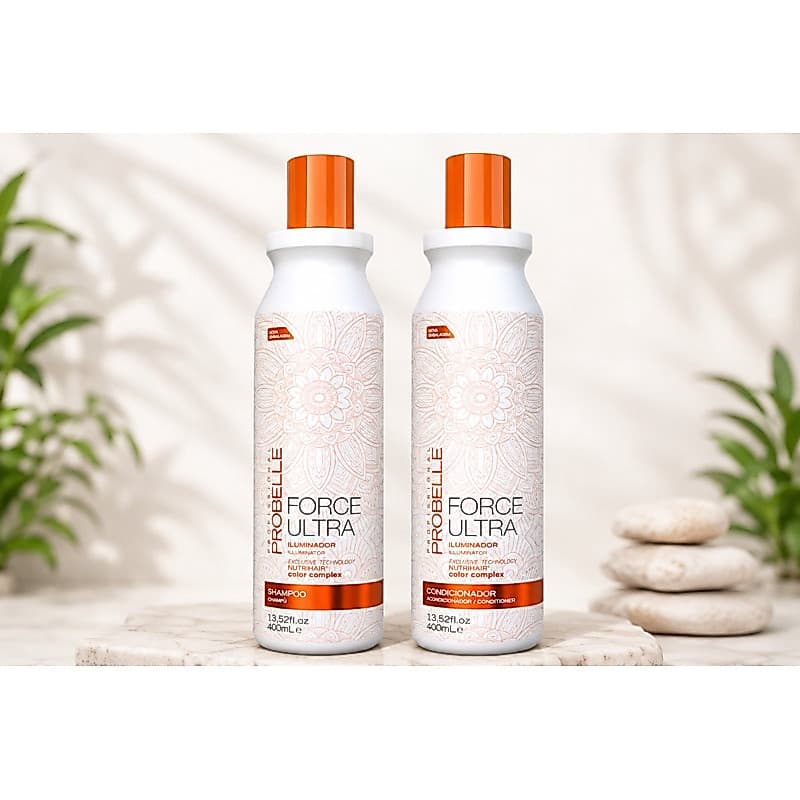 KIT SHAMPOO + CONDICIONADOR NUTRIÇÃO FORCE ULTRA 400ml PROBELLE